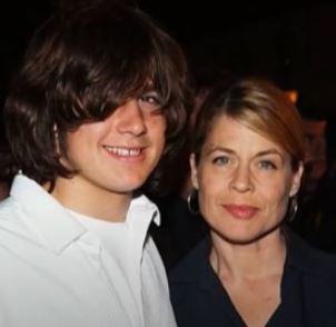 Josephine Archer Cameron mother Linda Hamilton and half-brother Dalton